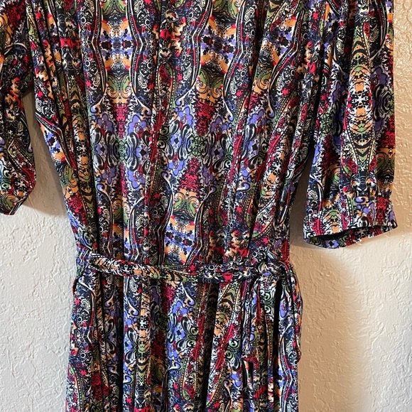 OLIVIA HARPER ✨ size 2✨ gorgeous colorful Wrap dress ✨ Like new - Picture 5 of 6